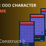 GUESS THE ODD CHARACTER - HTML5 (CONSTRUCT 3) - Official Licence