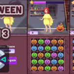 Halloween Girl Match 3 – HTML5 Game – C3P - Official Licence