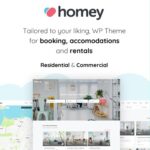 Homey – Booking and Rentals WordPress Theme Official Licence