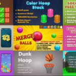 HTML5 GAMES BUNDLE 9 GAMES(Construct 3) - Official Licence