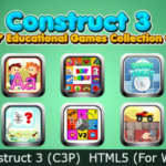 Kids Educational Games Collection 06 (Construct 3 | C3P | HTML5) 10 Games - Official Licence