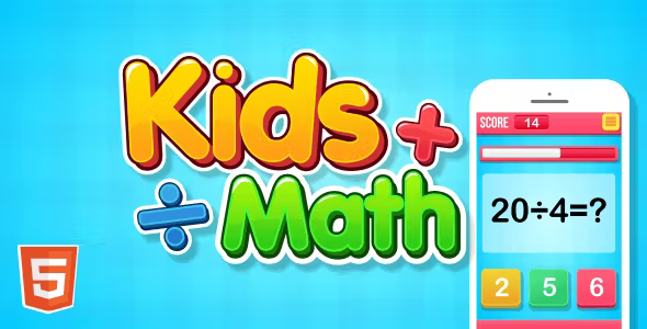 Kids Math - HTML5 Game - Official Licence Kids Math - HTML5 Game - Official Licence - Image 1