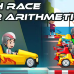 Math Race Four Arithmetic – HTML5 Game – C3P - Official Licence