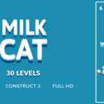 Milk For Cat - HTML5 Game (Construct3) - Official Licence