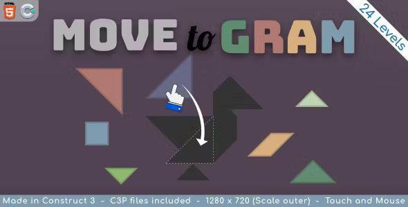 Move to Gram - HTML5 Puzzle game - Official Licence Move to Gram - HTML5 Puzzle game - Official Licence - Image 1