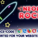 Neon Rocket - HTML5 Construct 3 Game with Source-code - Official Licence