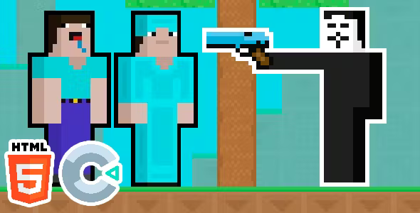 Noob vs Pro Help Hacker - HTML5 Game - Construct 3 - Official Licence Noob vs Pro Help Hacker - HTML5 Game - Construct 3 - Official Licence - Image 1