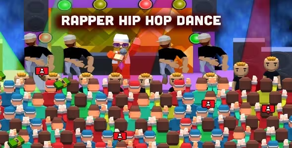 Rapper Hip Hop Dance - HTML5 Game - c3p - Official Licence Rapper Hip Hop Dance - HTML5 Game - c3p - Official Licence - Image 1