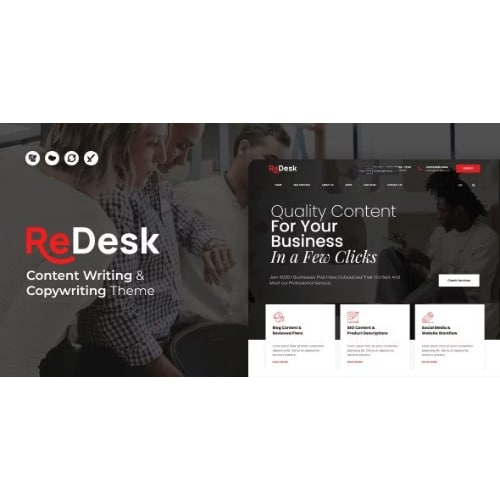 ReDesk - Content Writing & Copywriting Theme - Official Licence ReDesk Content Writing & Copywriting Theme Official Licence