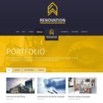 Renovation – Construction Company Theme Official Licence