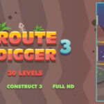Route Digger 3 - HTML5 Game (Construct3) - Official Licence