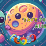 Save The Cute Aliens - HTML5 Game (With Construct 3 Source-code .c3p) - Official Licence