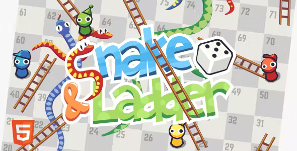 Snake and Ladder - HTML5 Board Game - Official Licence Snake and Ladder - HTML5 Board Game - Official Licence - Image 1
