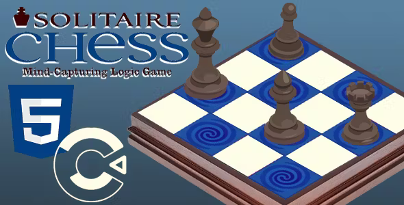 Solitaire Chess (HTML5 Game - Construct 3) - Official Licence Solitaire Chess (HTML5 Game - Construct 3) - Official Licence - Image 1