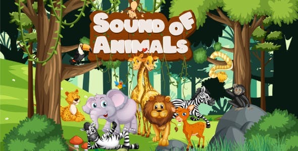 Sounds of Animal Game - Educational Game - HTML5, Construct 3 - Official Licence Sounds of Animal Game - Educational Game - HTML5, Construct 3 - Official Licence - Image 1