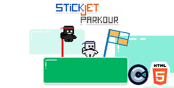 StickJet Parkour - HTML5 Game - Construct 3 - Official Licence StickJet Parkour - HTML5 Game - Construct 3 - Official Licence - Image 1