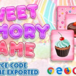 Sweet Memory HTML5 Game - Construct 3 All Source-code (.c3p) - Official Licence