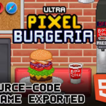 Ultra Pixel Burgeria HTML5 / Construct 3 Game - Official Licence